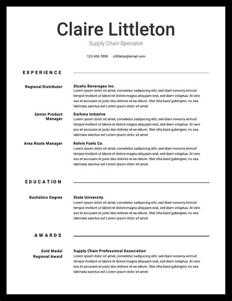 Rockport resume examples